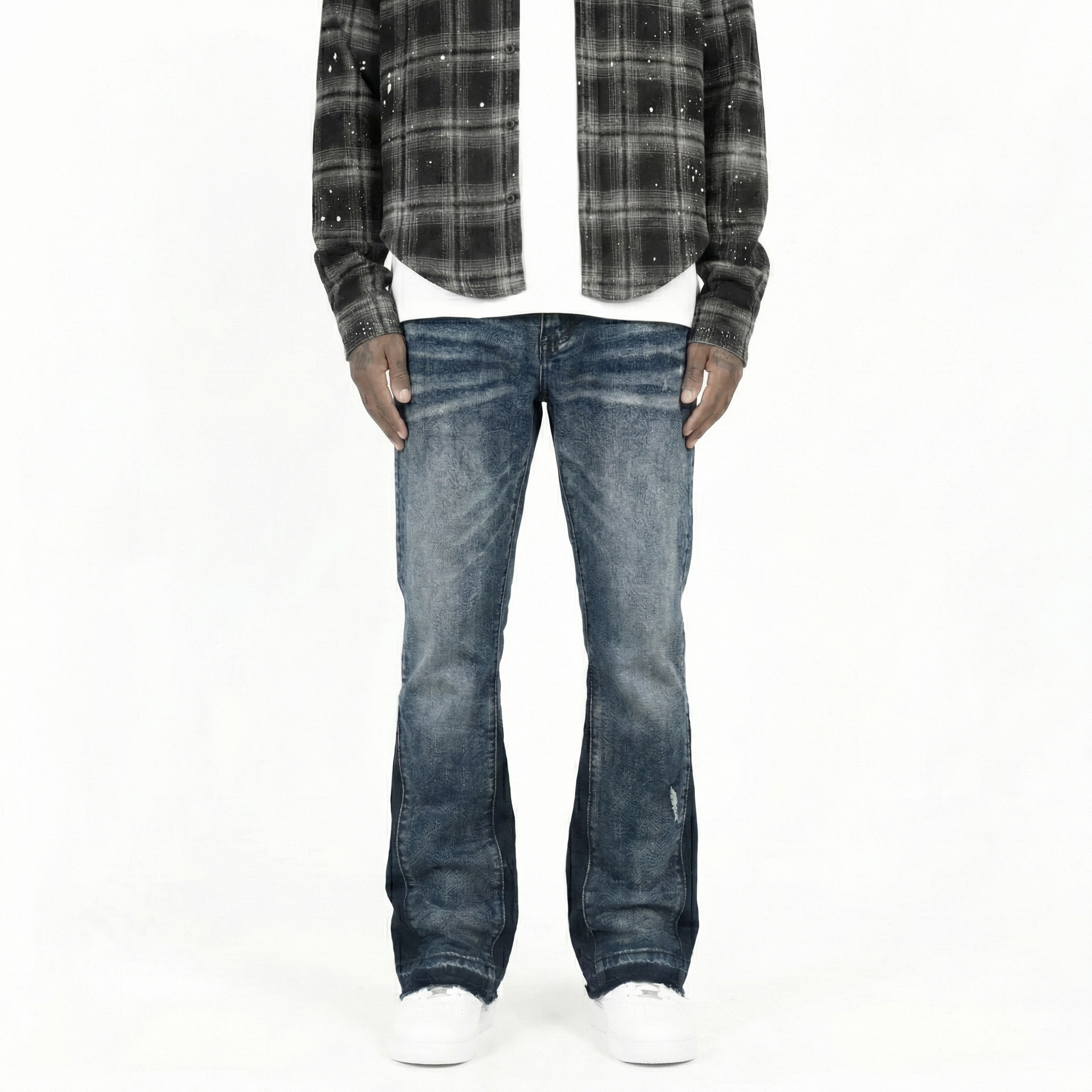 Flare Denim V2 - Dark Indigo