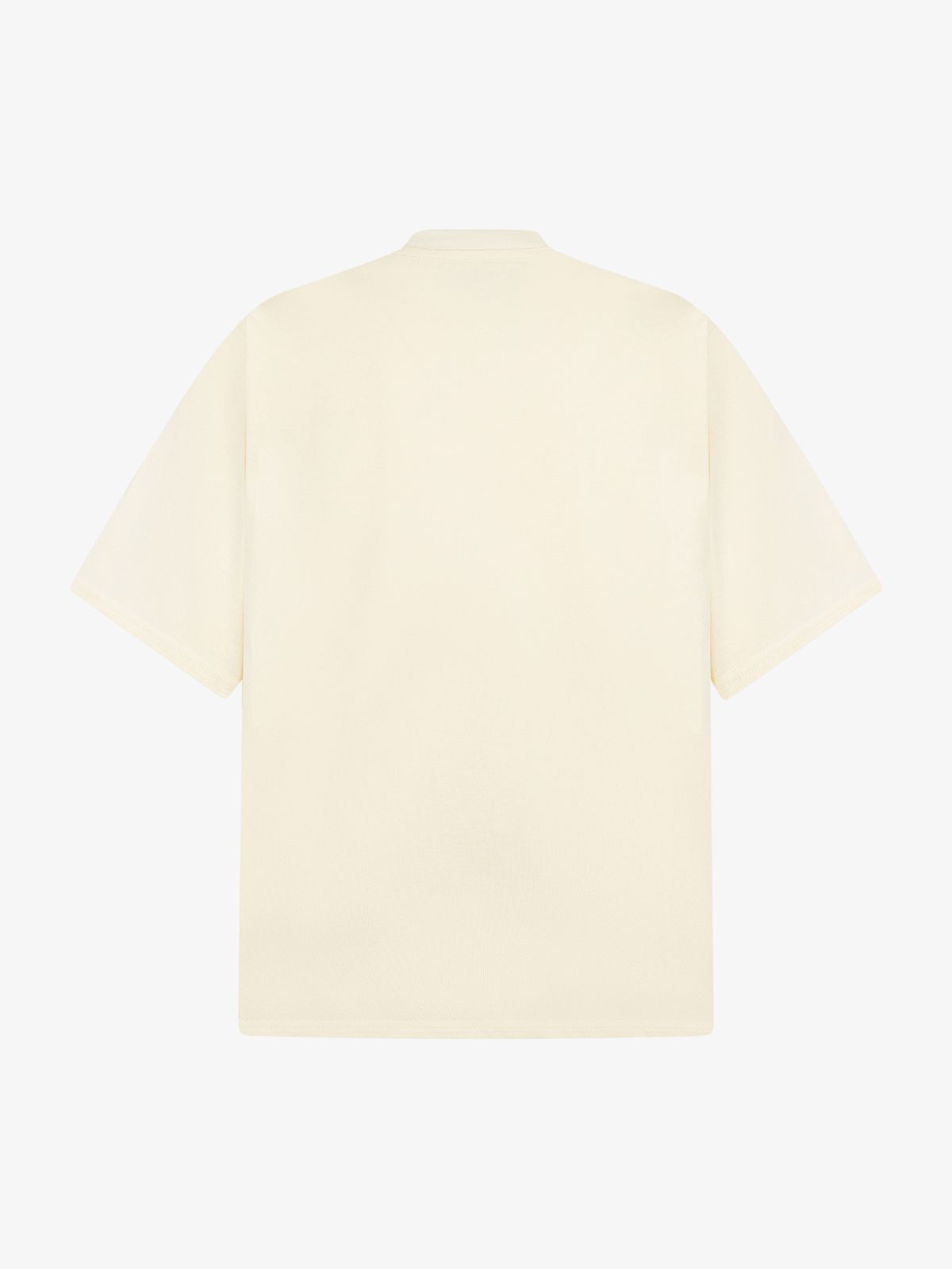 Heavy Retro Patch Embroidered T-shirt - 2398