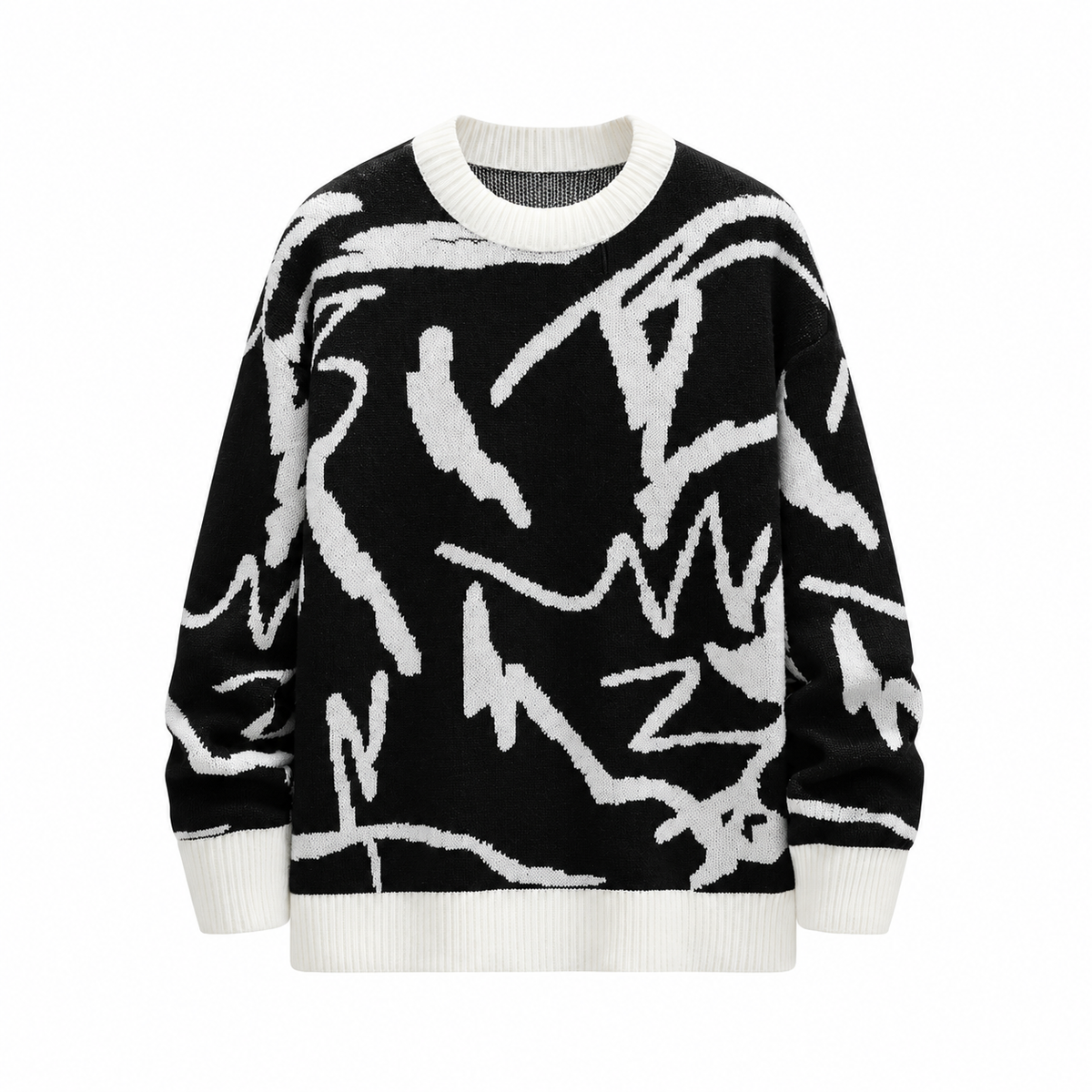 segno black knit sweater