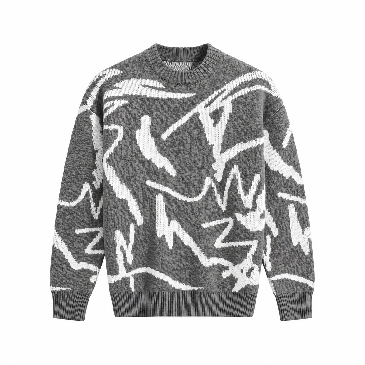 segno grey knit sweater